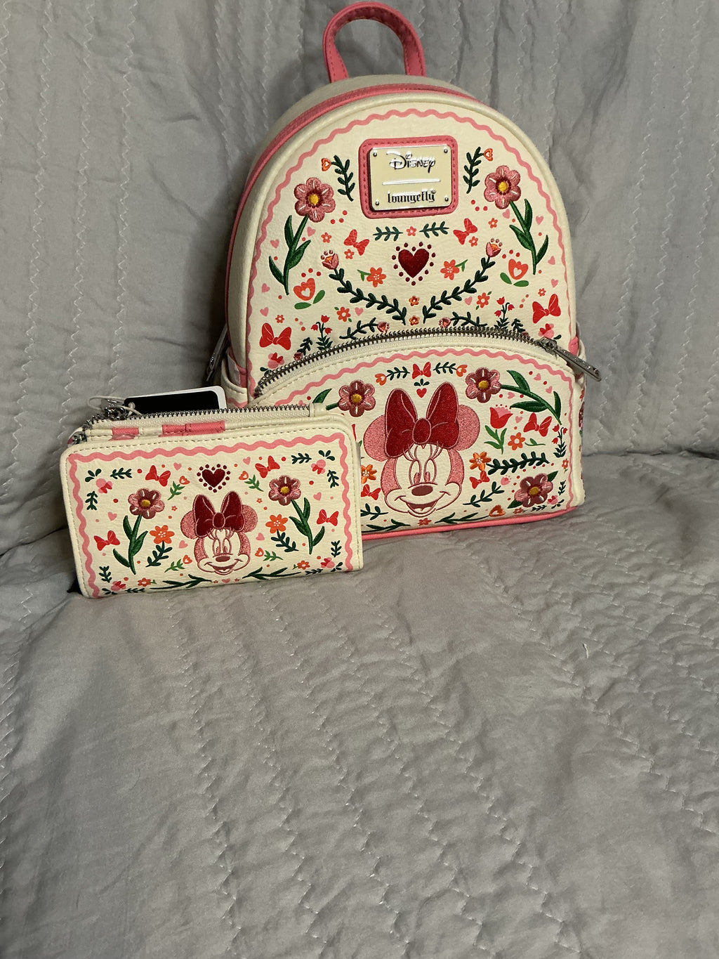 Minnie Mouse Floral Set