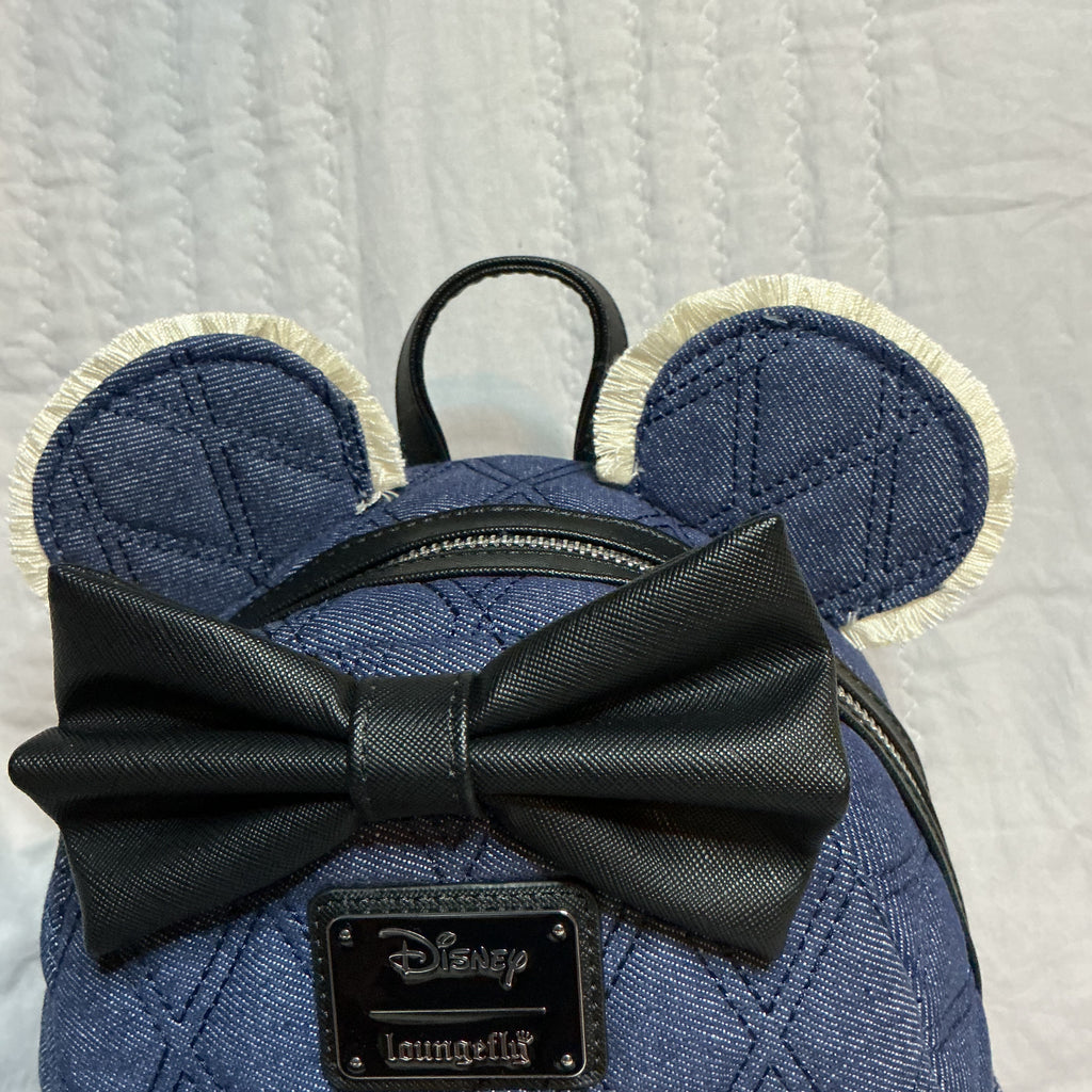 Minnie, Mouse Denim Backpack,Set