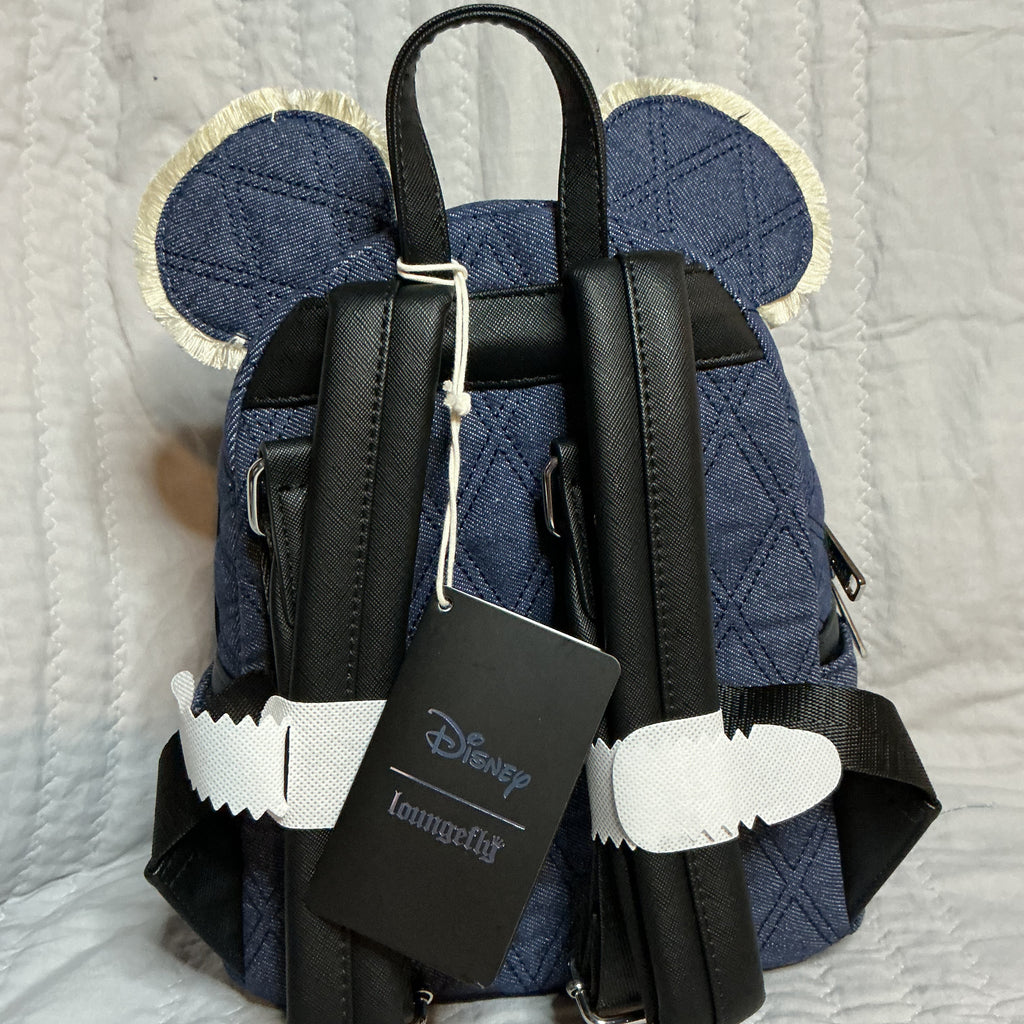 Minnie, Mouse Denim Backpack,Set