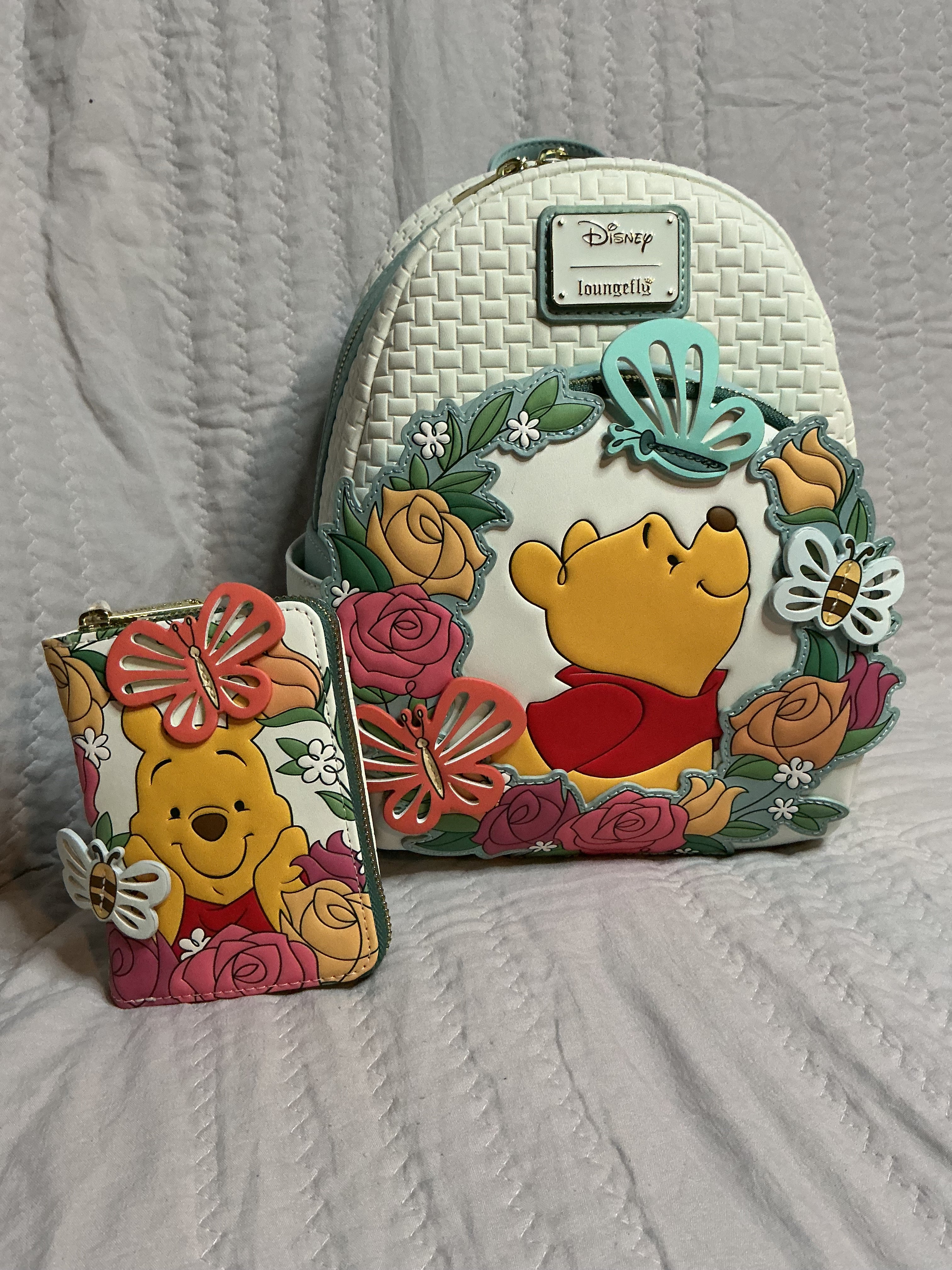 Winnie the Pooh With Butterfly Matching Set