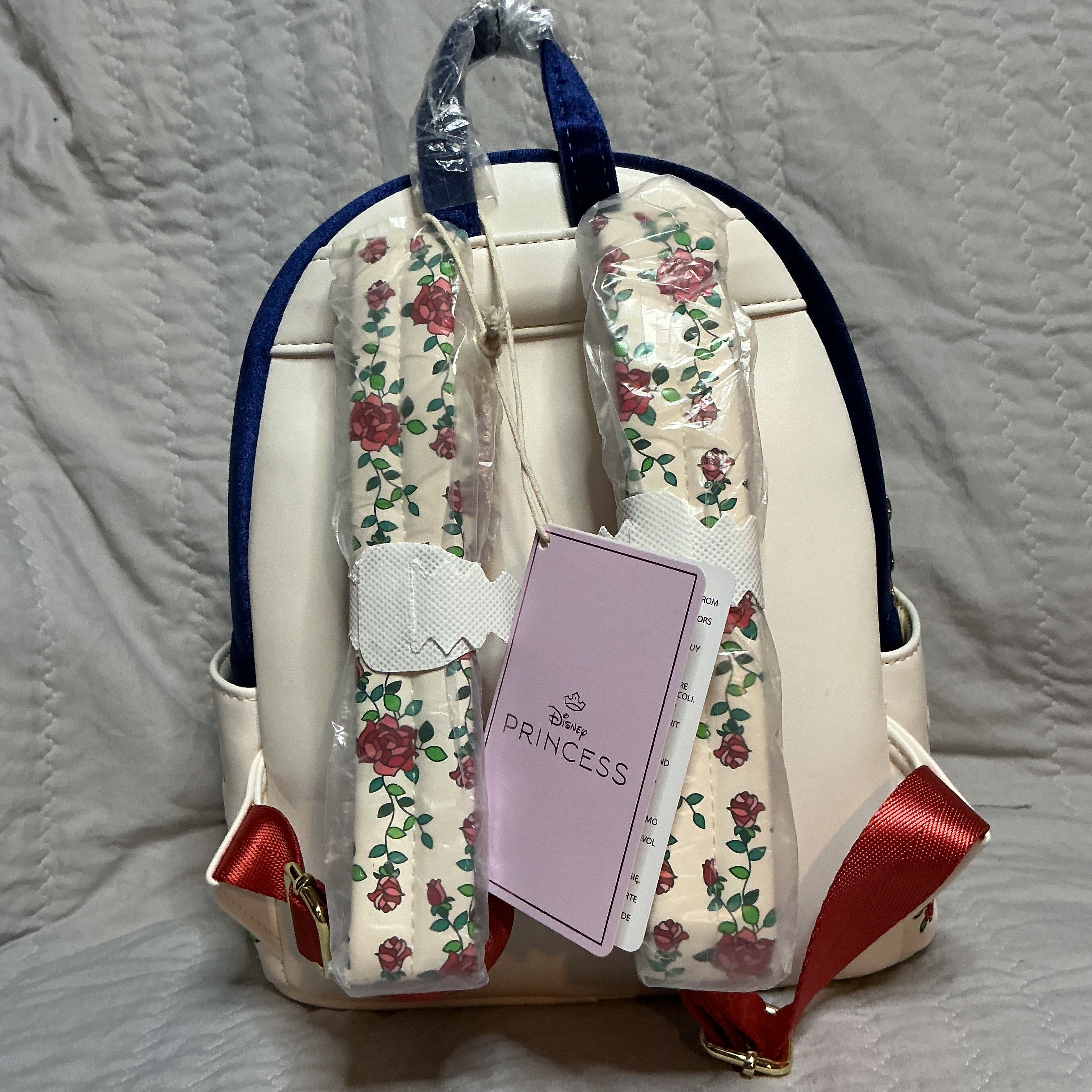 Beauty And The Beast Velvet Backpack