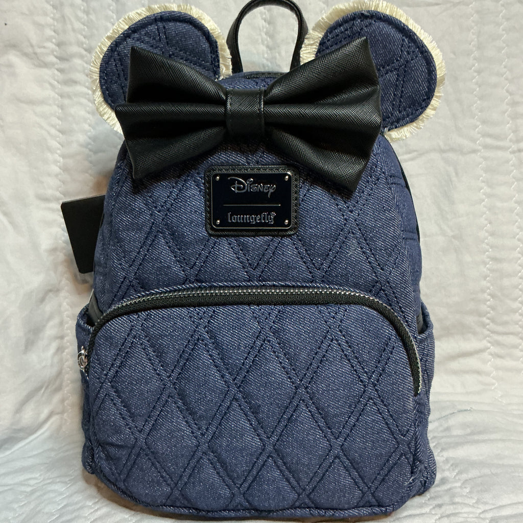 Minnie, Mouse Denim Backpack,Set