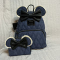 Minnie, Mouse Denim Backpack,Set