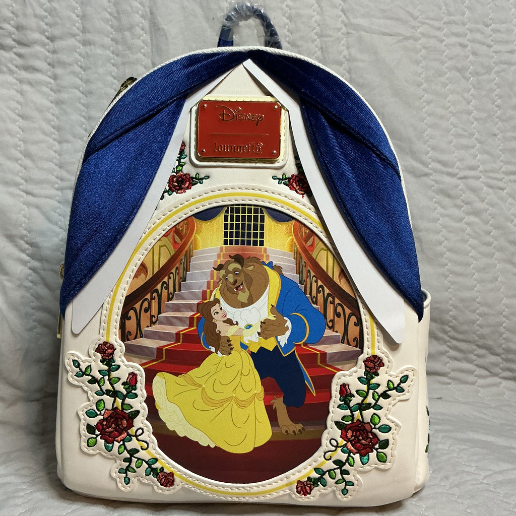 Beauty And The Beast Velvet Backpack